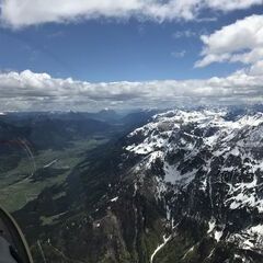 Flugwegposition um 10:14:36: Aufgenommen in der Nähe von Gemeinde Kötschach-Mauthen, Österreich in 2430 Meter